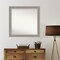 Parlor Silver Non-Beveled Custom Framed Bathroom Vanity Wall Mirror